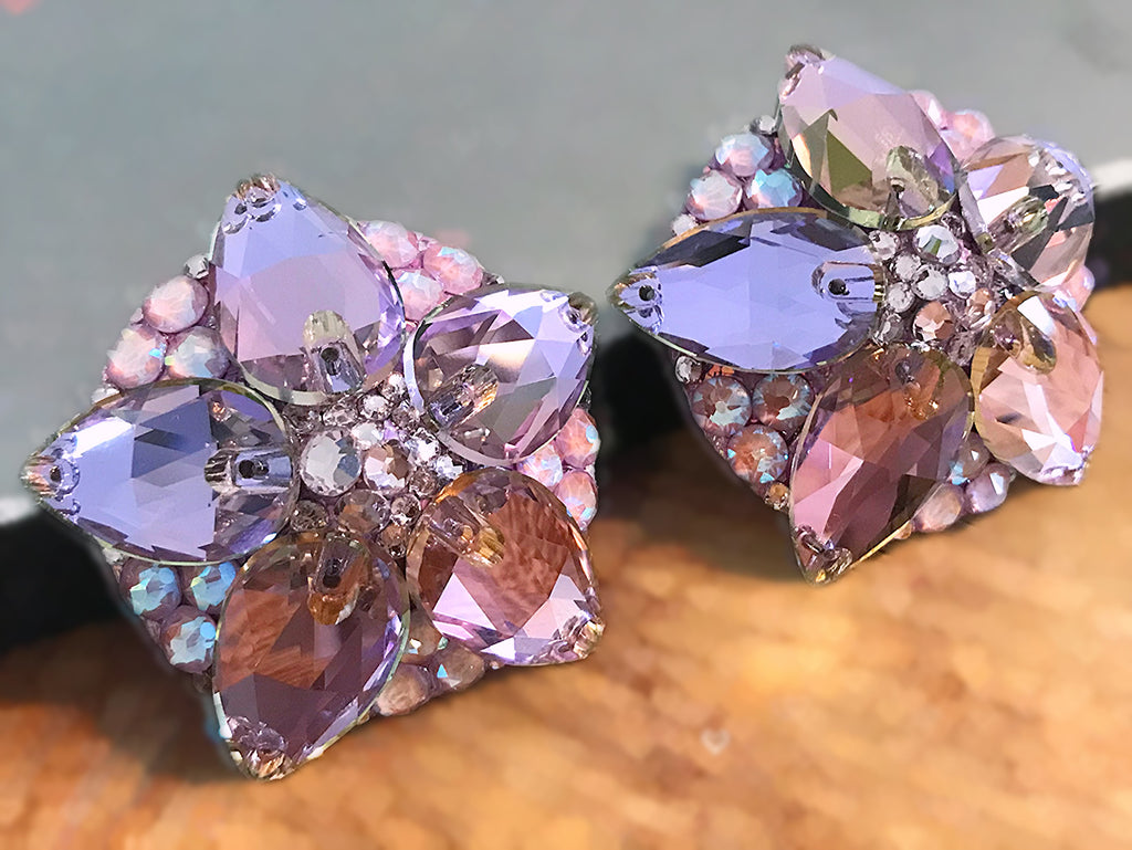 Lilac crystal pasties